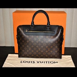 Louis Vuitton Porte-Documents Jour Monogram Macassar Briefcase